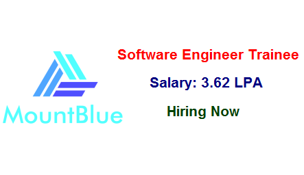 Read more about the article MountBlue is Hiring For Software Engineer Trainee!