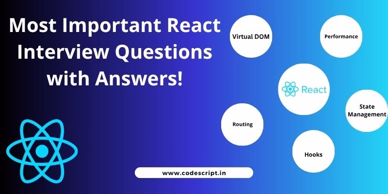 Most Important React Interview Questions with Answers!